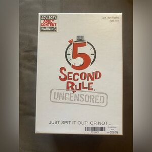 5 Second Rule (Uncensored) Game